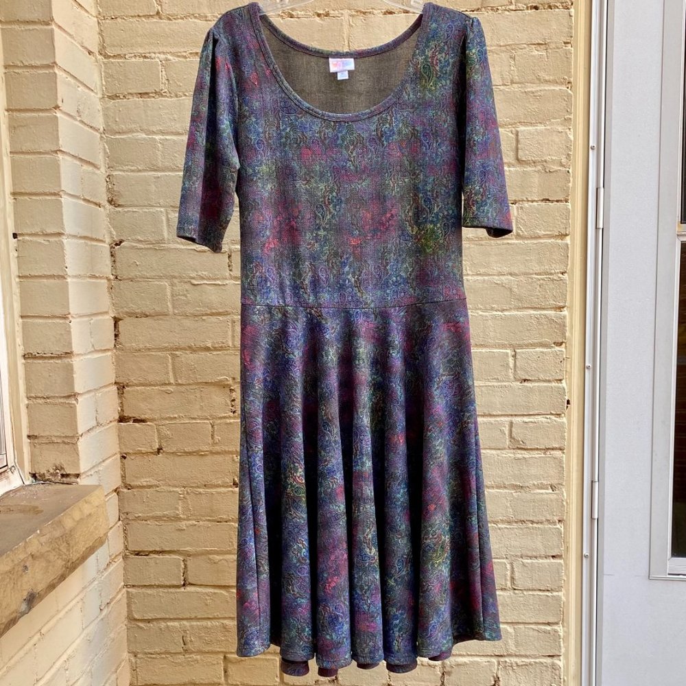 Lularoe Multicolored Nicole XL